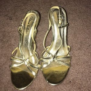Gold Blossom Collection Heels