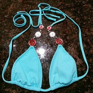 👙 Becca triangle top with metal detail 👙