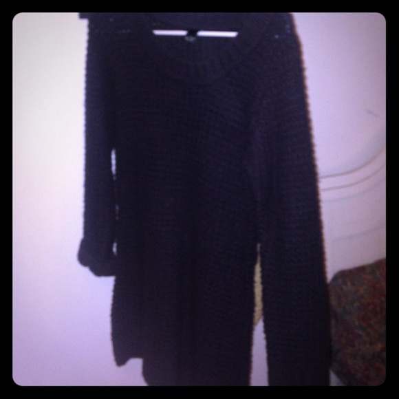 Purple pull over sweater