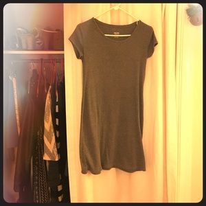 Grey T- Shirt Dress