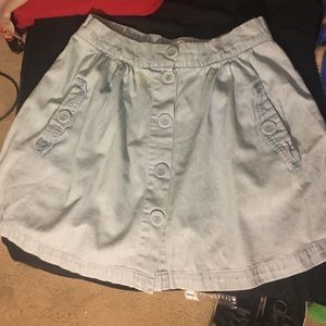 Faux Denim skirt