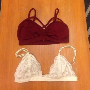 2 bralettes