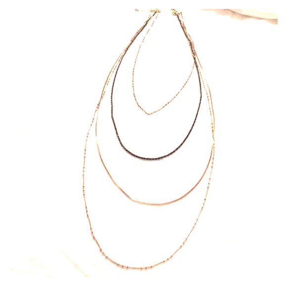 Multi layered necklace
