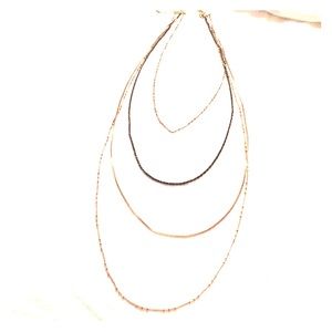 Multi layered necklace