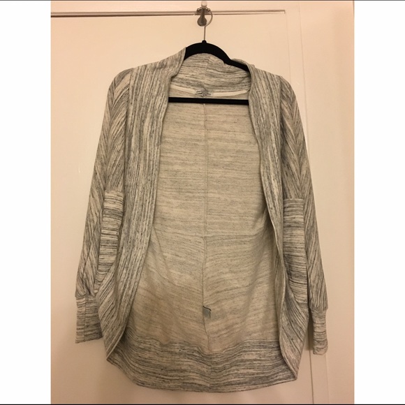 Light grey striped cardigan - Picture 1 of 2