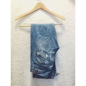 Ripped A&F jeans