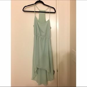 Sea foam green dress