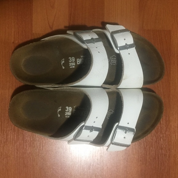 Birkenstock Shoes - J crew white birkenstocks