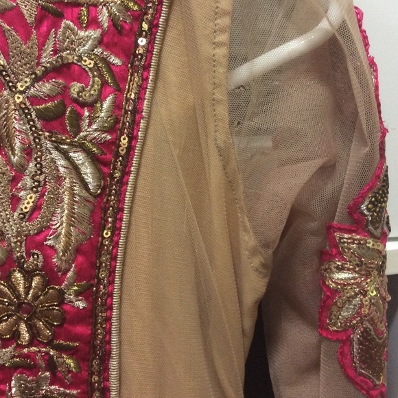 SOLD maxi gown anarkali two piece - Picture 4 of 4