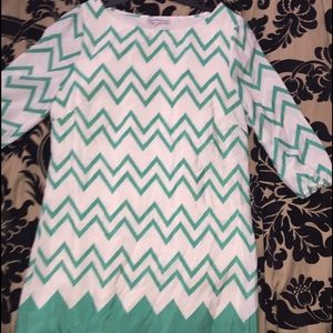 Dainty Hooligan chevron dress