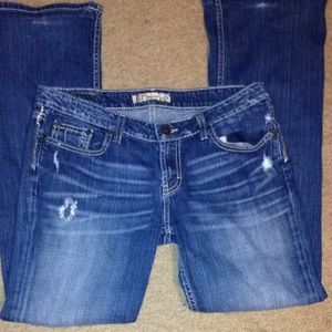 Bke jeans 31/35 1/2 taking up to a 32 in length