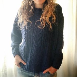 Vintage Cable Knit Sweater