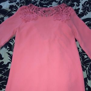 Coral Dainty Hooligan crochet dress