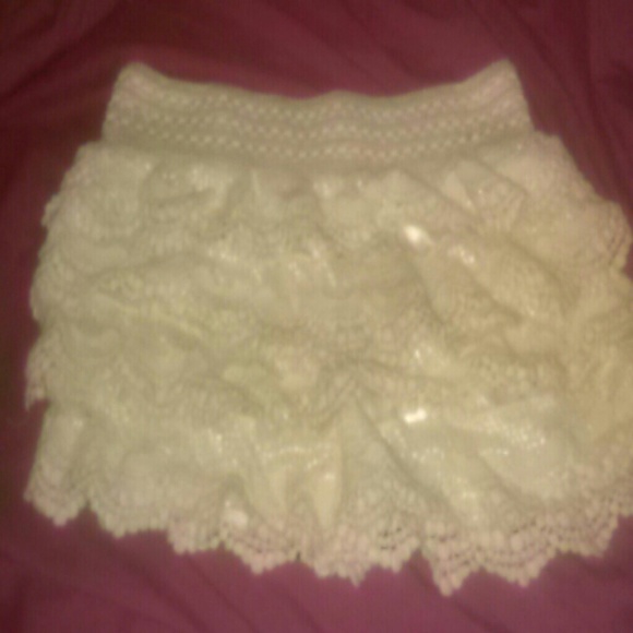 Crochet shorts