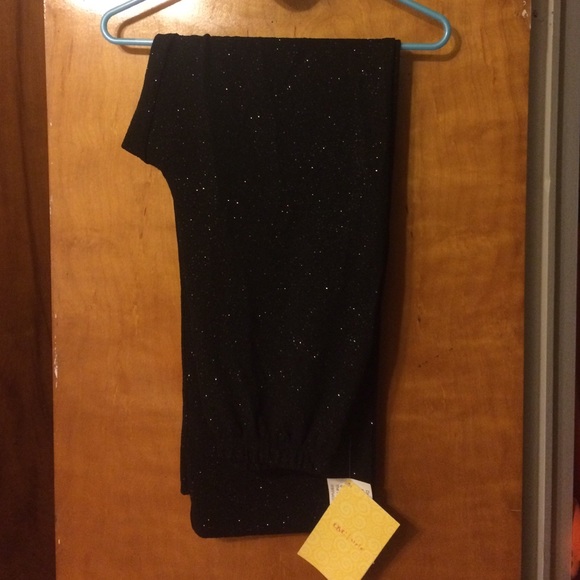 Shiny Black Dress Pants - Picture 1 of 7