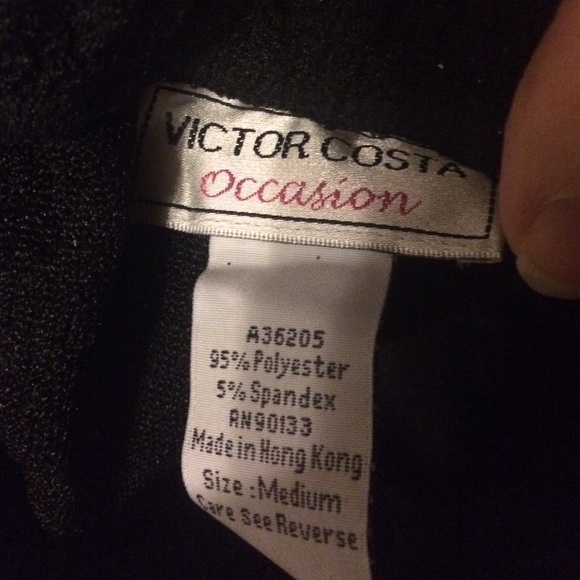 Shiny Black Dress Pants - Picture 3 of 7