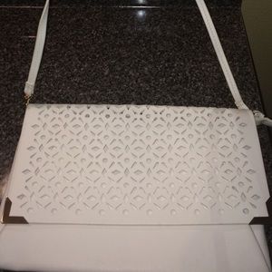 white spring/summer clutch