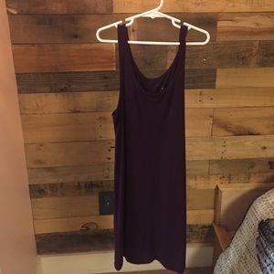 purple long tank