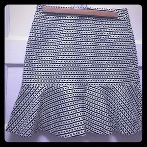 Formal skirt with sexy frill from Banana Republic