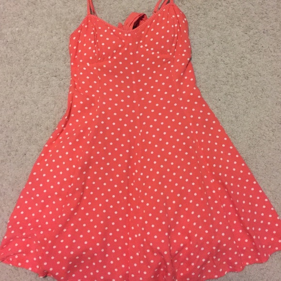 Pink & White Polka Dot Dress💗