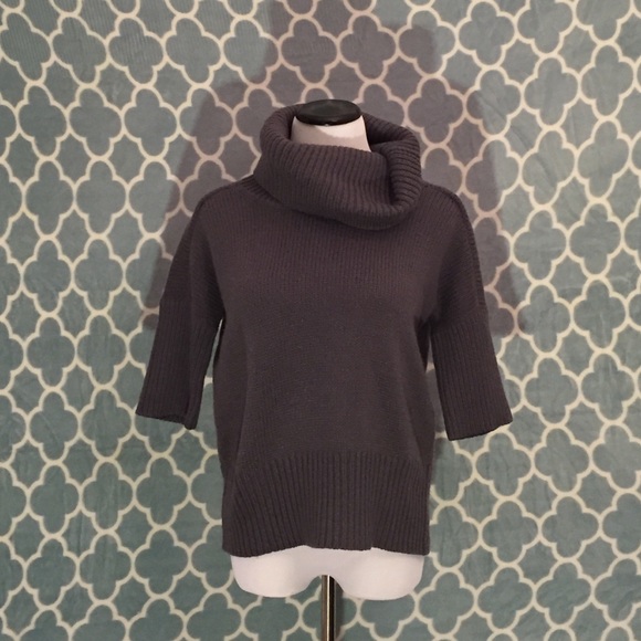 Grey Thick Knit Sweater THEORY