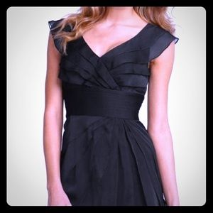 Beautiful black chiffon dress- Adrianna Papell