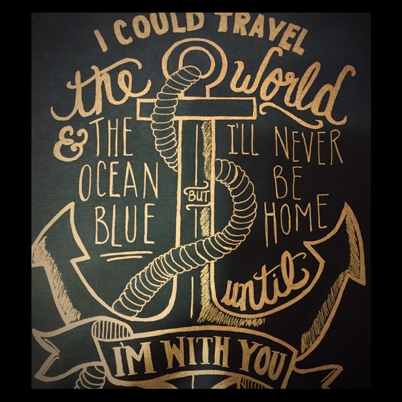 "Anchor" calligraphy design.