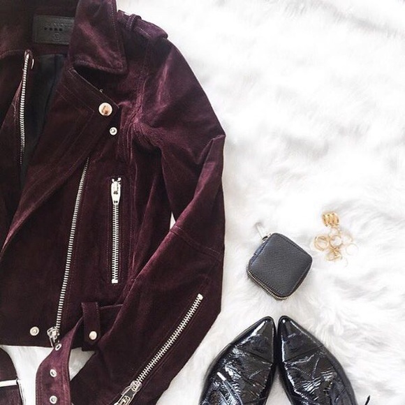 Blank NYC Jackets & Blazers - BLANK NYC Morning After Suede Moto Jacket