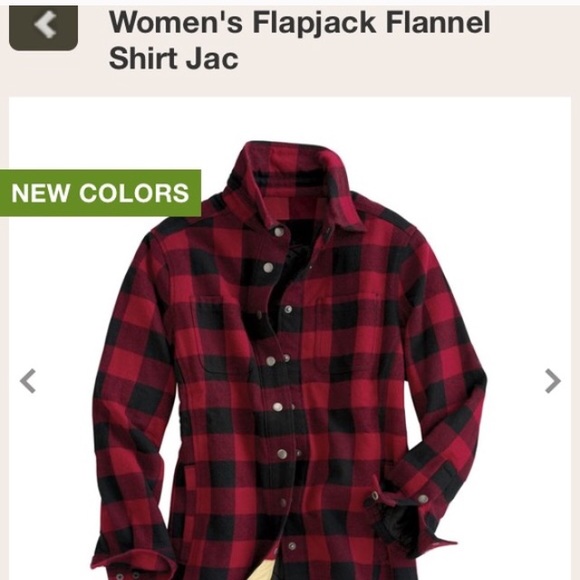 Duluth Trading Company Tops - Women's Flannel Jacket