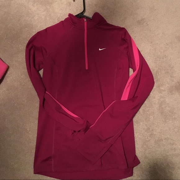 Nike Tops - Pink Nike Quarter Zip