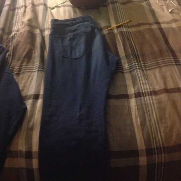 Navy blue levis 501s - Picture 1 of 1