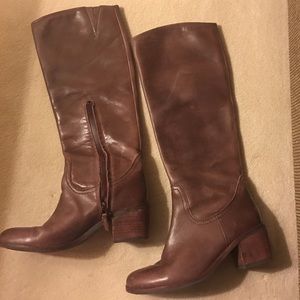 Sam Edelman burgundy tall riding boots