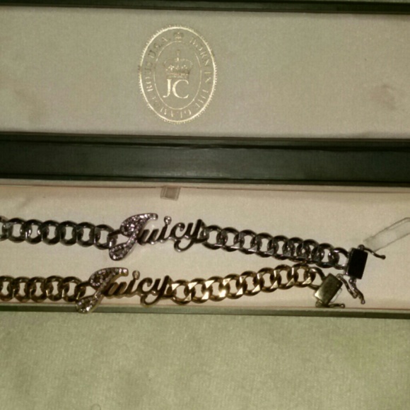 2 juicy couture bracelets