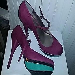 High heel shoes