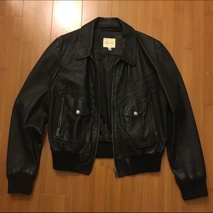 Silence + Noise Faux Leather Jacket