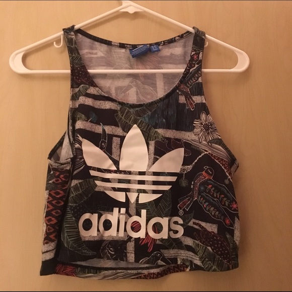 adidas original cropped top