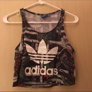adidas original cropped top