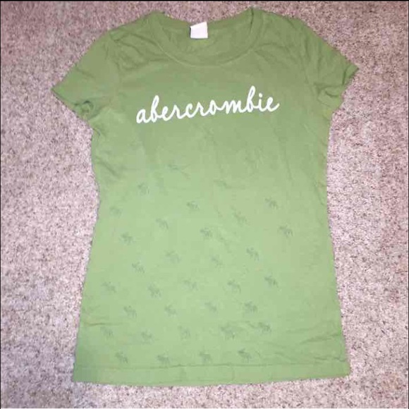 light green Abercrombie T-Shirt