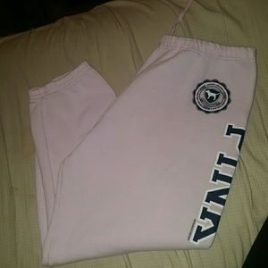 Pink capris  (or pants for us short girls)
