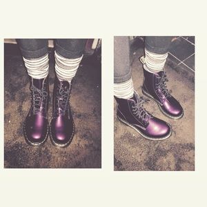 BRAND NEW dr. Martin women's lace up patent boots