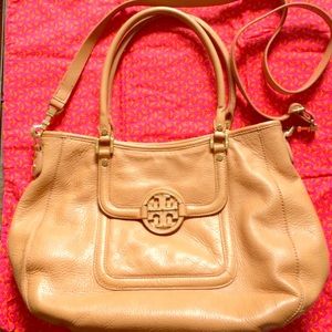 💯 TB Amanda classic handle hobo vachetta