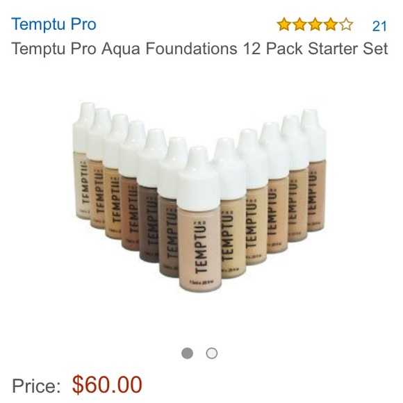 Temptu PRO Aqua 12 Foundation Starter Pack