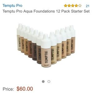 Temptu PRO Aqua 12 Foundation Starter Pack