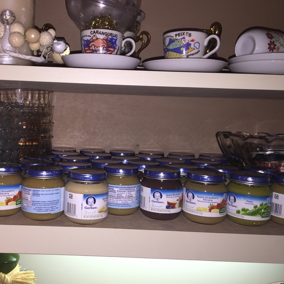Baby food and fruits