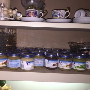 Baby food and fruits