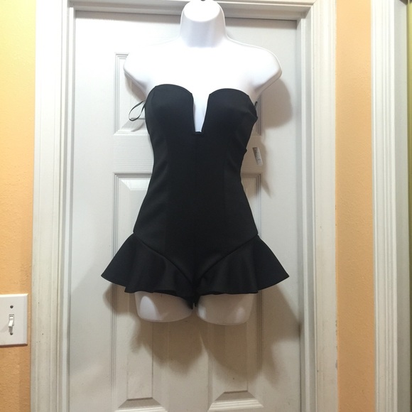 Other - Black short romper
