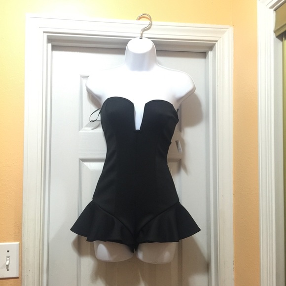 Other - Black short romper