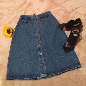 Denim skirt from ZARA