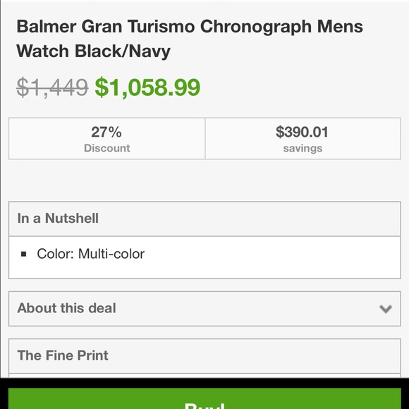 Swiss Balmer Watch - Picture 3 of 3