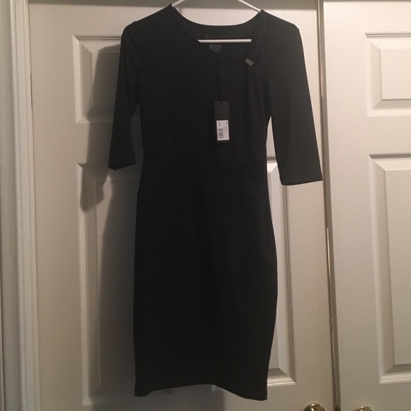 Kardashian collection mesh cut out mini dress